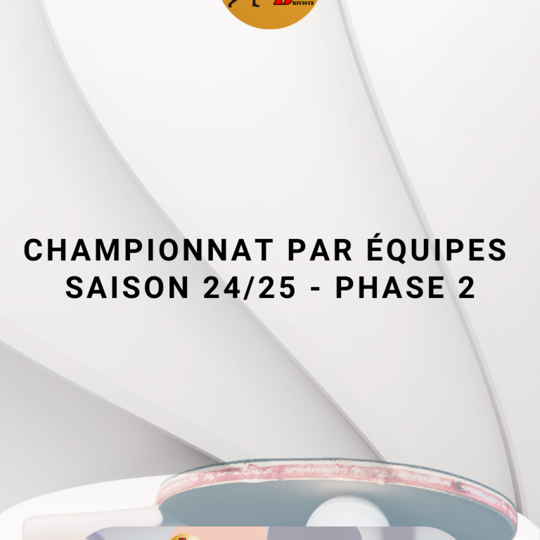 Championnat Par Équipe Deuxième Phase