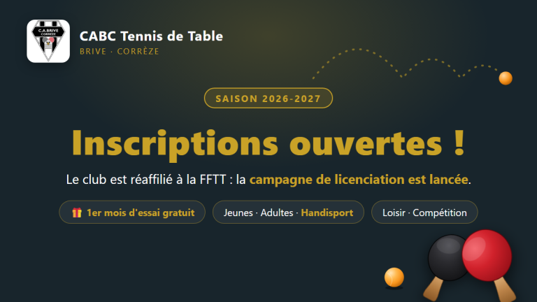 Inscriptions 2026-2027 : la campagne de licenciation est ouverte !