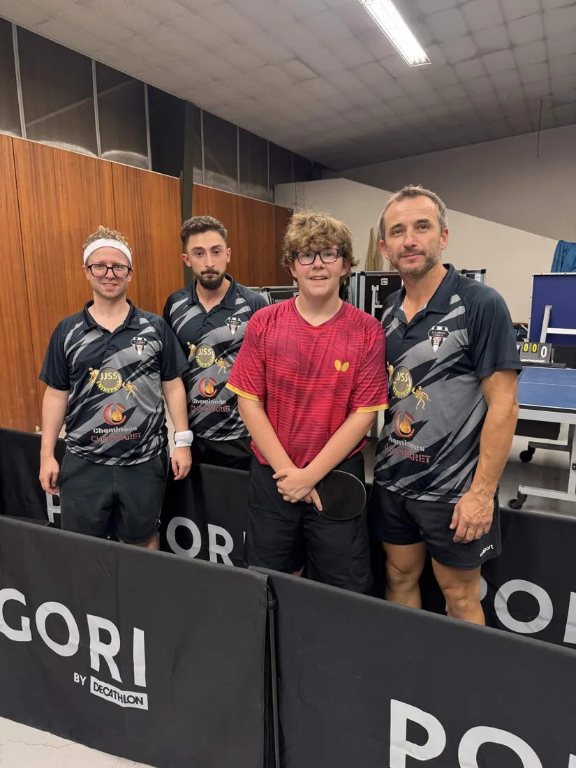 Équipe 4 du CABC TT en Départementale 2, journée 2 du championnat par équipes