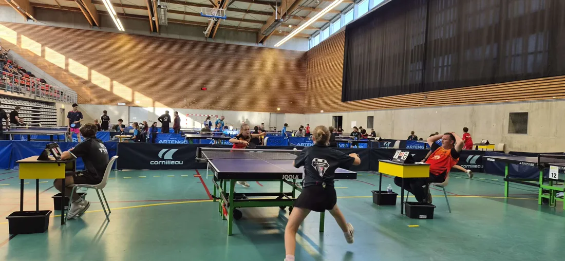 Critérium fédéral R1 Nord : une joueuse du CABC TT en match