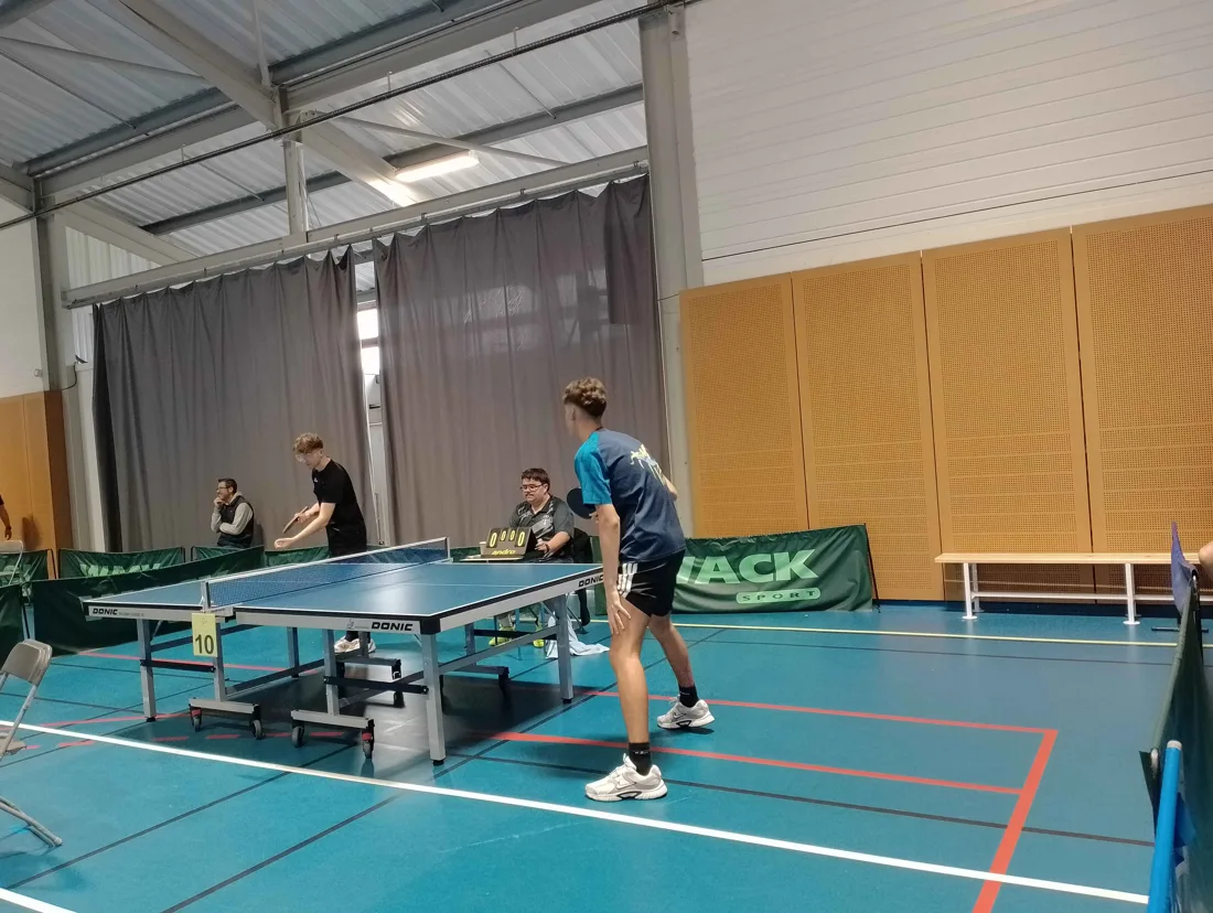Critérium fédéral à Allassac : un joueur du CABC TT en match
