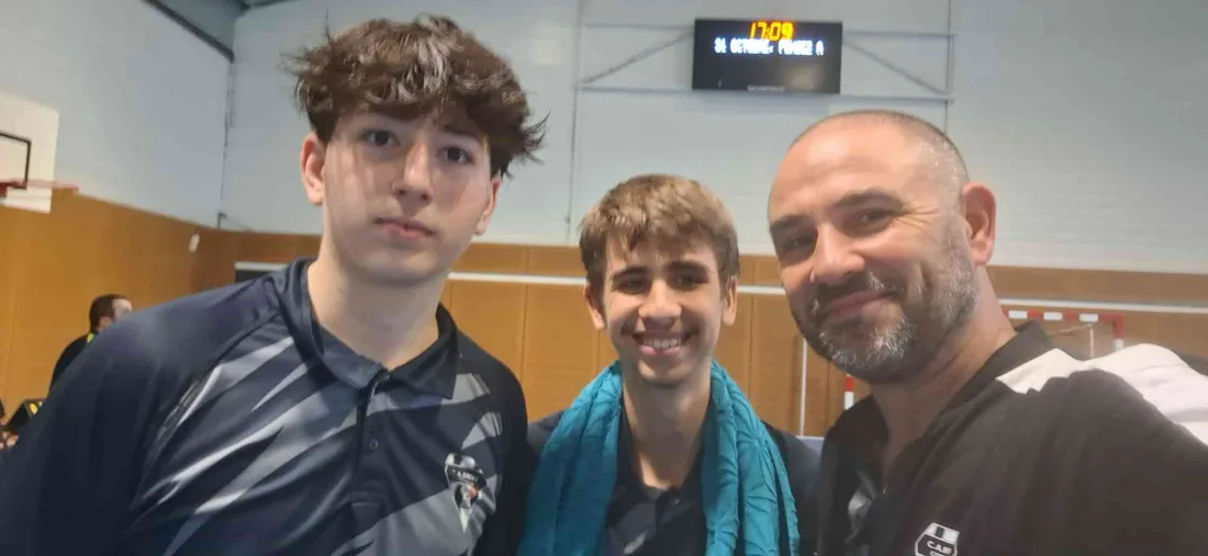 Critérium fédéral à Allassac : trois joueurs du CABC TT
